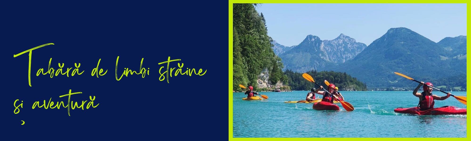 Tabara de limbi straine si aventura St Gilgen Austria